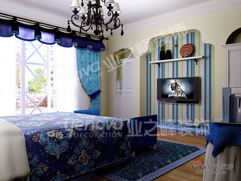地中海 别墅 客厅图片来自用户2756243717在超浪漫的地中海风格别墅 俊城橡树原45的分享