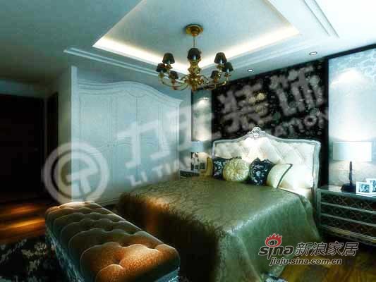 新古典 三居 卧室图片来自阳光力天装饰在华贵典雅与现代时尚48的分享