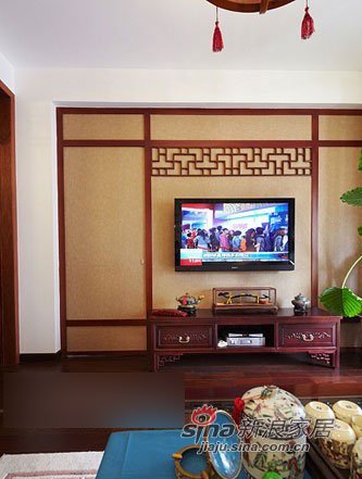 中式 二居 客厅图片来自用户1907696363在淑女打造68平新潮中式闺房12的分享