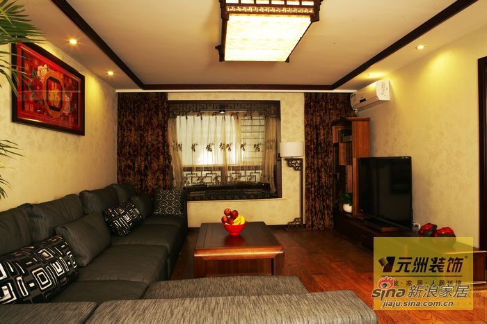 中式 三居 客厅图片来自用户1907696363在上林溪中式禅意蜗居82的分享
