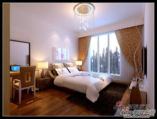 简约 二居 卧室图片来自用户2737782783在6.6万打造100平米古朴典雅的简约设计30的分享