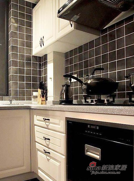现代 三居 厨房图片来自佰辰生活装饰在6万营造115平现代简约之家39的分享