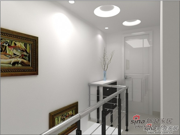 简约 loft 楼梯图片来自用户2738820801在80平米华贸城三期loft简约设计效果21的分享