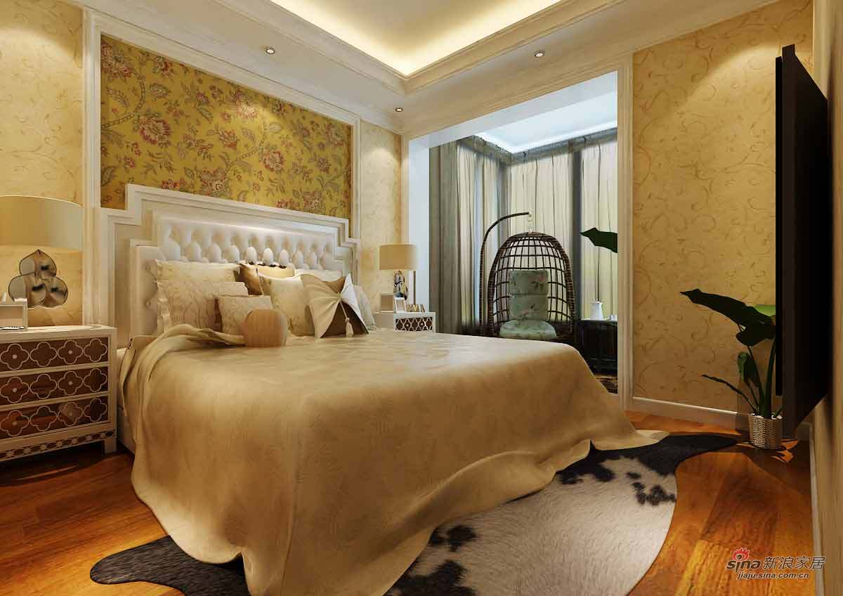 简约 二居 卧室图片来自用户2738820801在都市白领打造现代风格两居室61的分享
