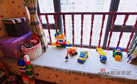 中式 三居 儿童房图片来自用户1907658205在9万装180平中式禅意大空间20的分享
