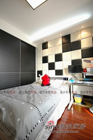 简约 公寓 卧室图片来自用户2738829145在110坪新浪漫主义“蝴蝶夫人”64的分享