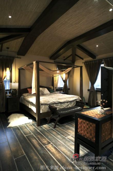 中式 别墅 卧室图片来自用户1907661335在600平 上海观庭别墅24的分享