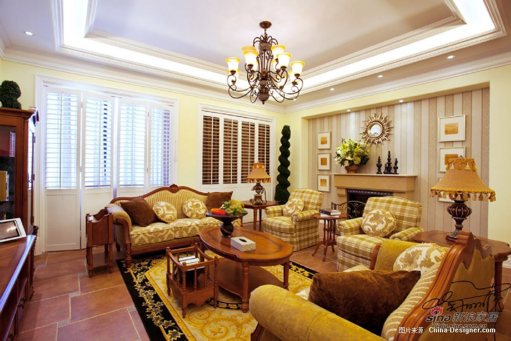 美式 公寓 客厅图片来自用户1907685403在【高清】168平加州阳光样板间28的分享