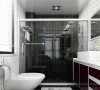 黑色主卫淋浴房设计