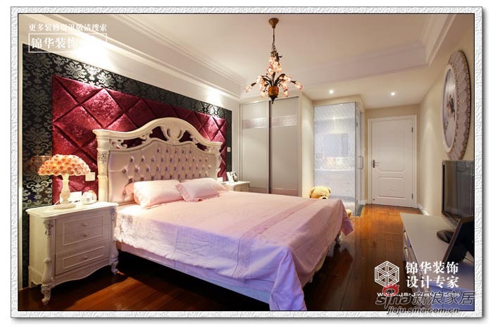 欧式 四居 卧室图片来自用户2746889121在恒安嘉园——低调的奢华23的分享