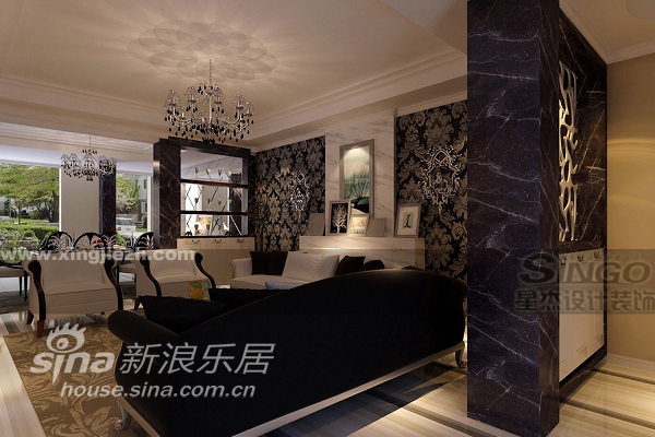 欧式 复式 客厅图片来自用户2557013183在保利叶上海56的分享