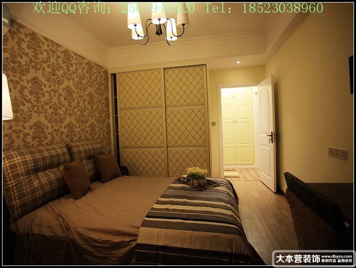 美式 三居 卧室图片来自用户1907685403在【多图】日月光90平米现代美式风格39的分享