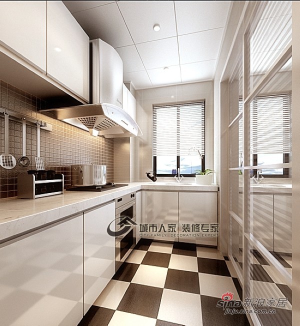 欧式 四居 厨房图片来自城市人家犀犀在白色欧式风情14的分享