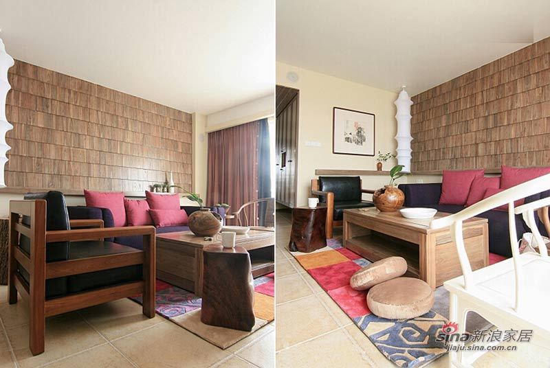 中式 三居 客厅图片来自用户1907662981在中产人士纯实木120平新中式70的分享