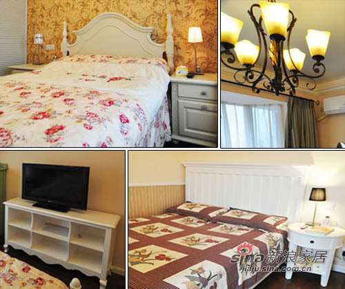 欧式 二居 卧室图片来自用户2745758987在4.8万元给力装2室1厅唯美地中海99的分享