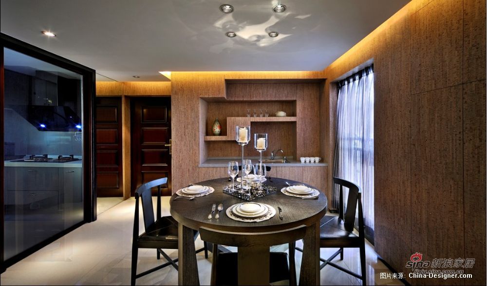 中式 公寓 餐厅图片来自用户1907659705在180平 中国风公寓设计18的分享