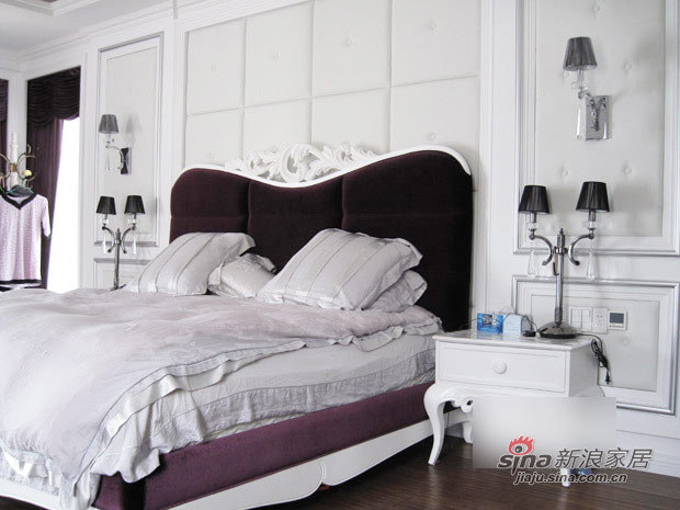 欧式 别墅 卧室图片来自用户2772873991在150平低调奢华新古典家32的分享
