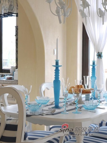 地中海 三居 餐厅图片来自用户2757320995在温暖阳光房14的分享
