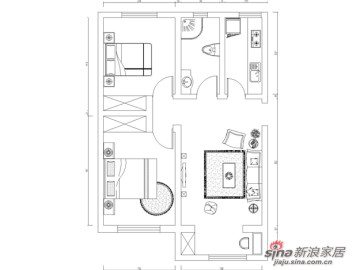 朝阳北部湾82.91㎡现代简约91