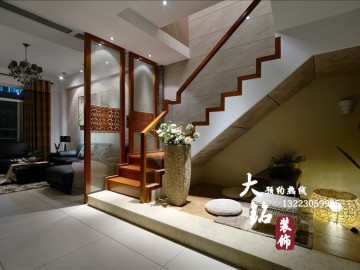 【高清】翡翠城简中式风格家庭装修案例56