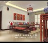 中式风格住宅装修设计-客厅装修效果图