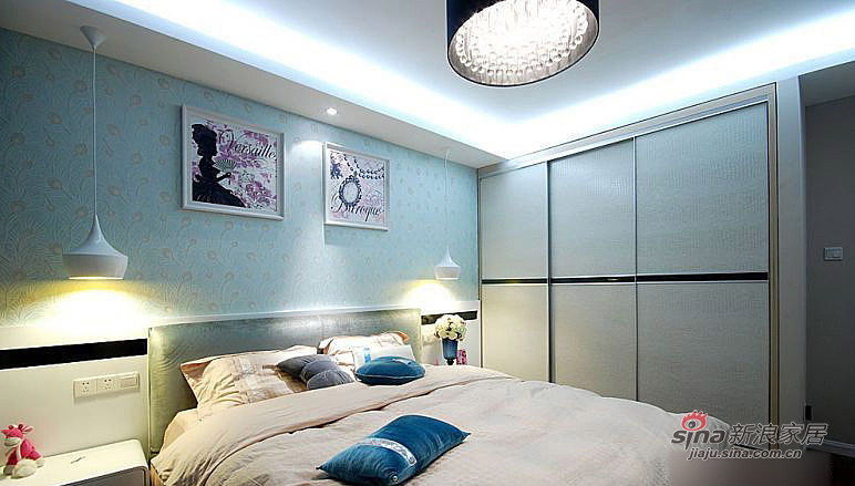 现代 三居 卧室图片来自佰辰生活装饰在9万打造112平时尚简约三口之家84的分享