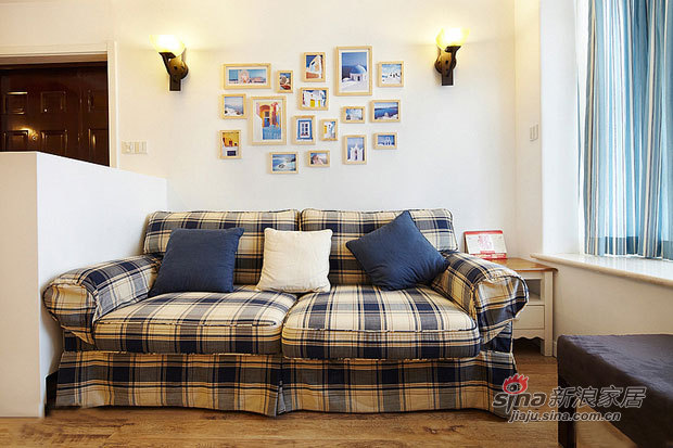 地中海 二居 客厅图片来自用户2756243717在5万简装83平米地中海风格小2居17的分享