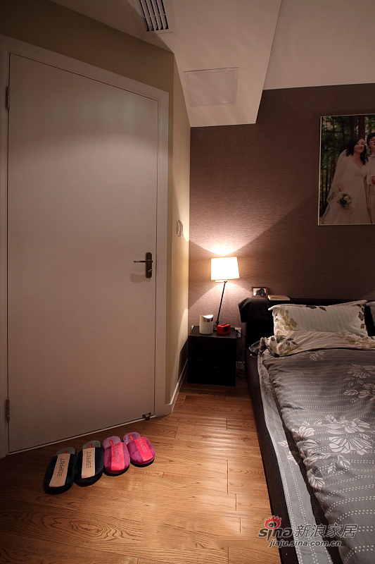 简约 二居 卧室图片来自佰辰生活装饰在巧主妇11万打造83平时尚简约家76的分享