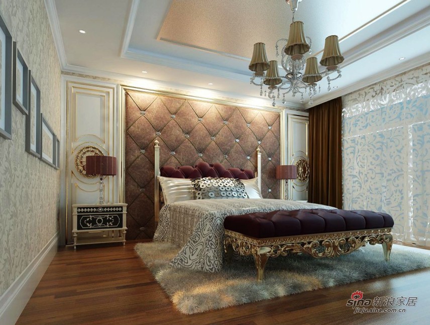 新古典 二居 卧室图片来自用户1907664341在古典低调奢华 温馨舒适之家79的分享