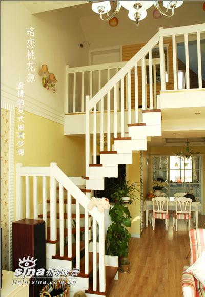 简约 复式 楼梯图片来自用户2737786973在超甜美田园风情复式居室设计192的分享