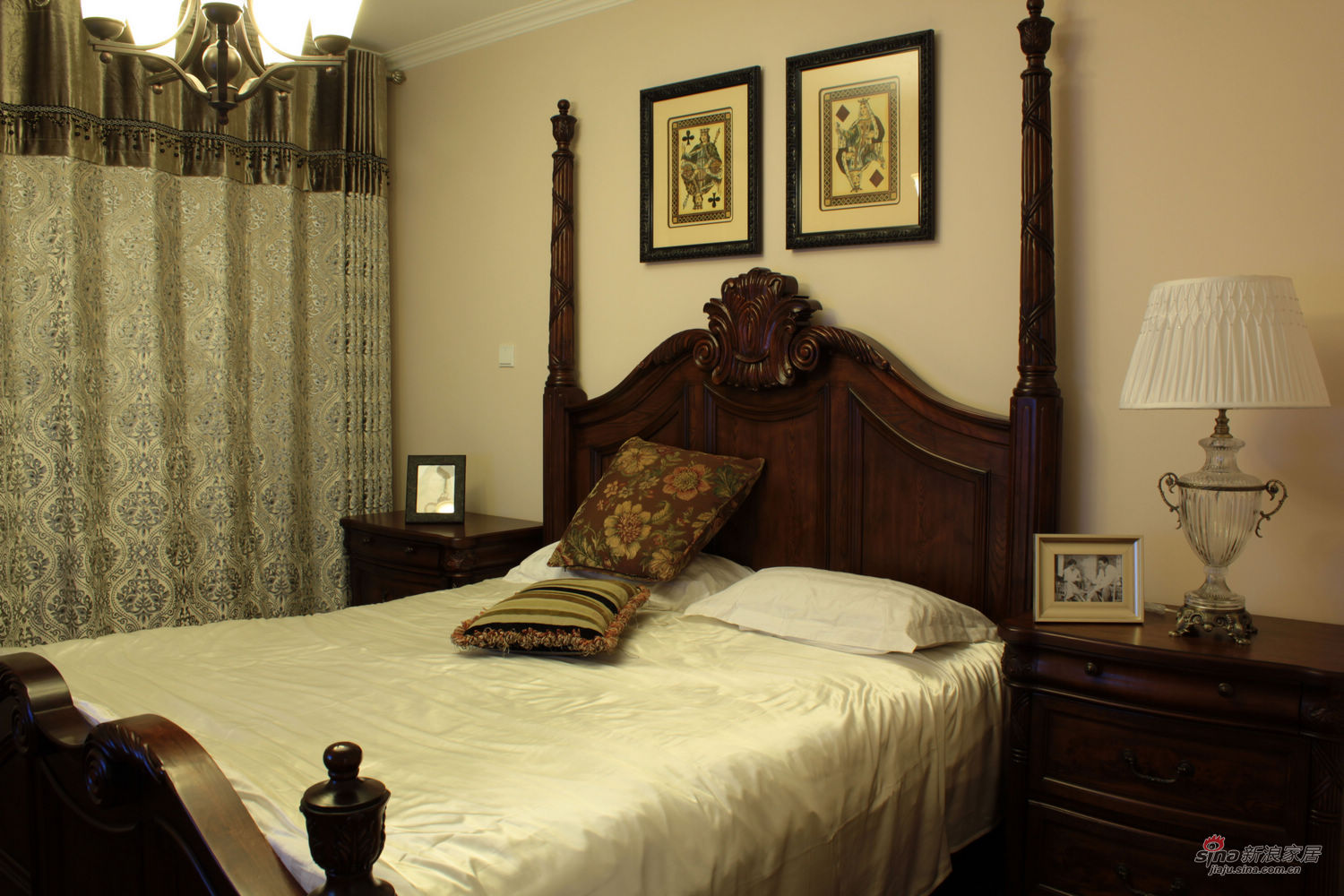 美式 复式 卧室图片来自用户1907686233在精致的配饰，休闲舒适的美式风格，给人一种21的分享