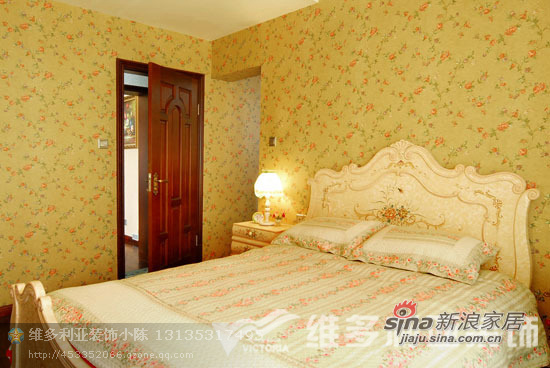 欧式 别墅 卧室图片来自用户2746889121在幸福里别墅-美式乡村风格54的分享