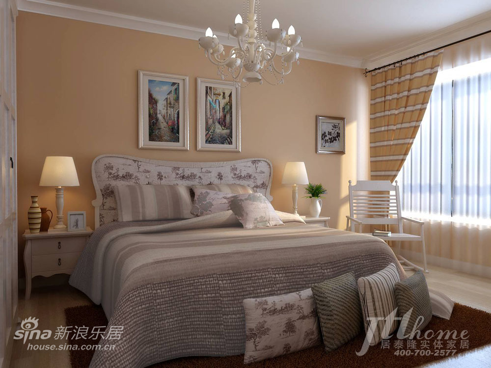 简约 三居 卧室图片来自用户2739378857在纯美芬芳的家居风格90的分享