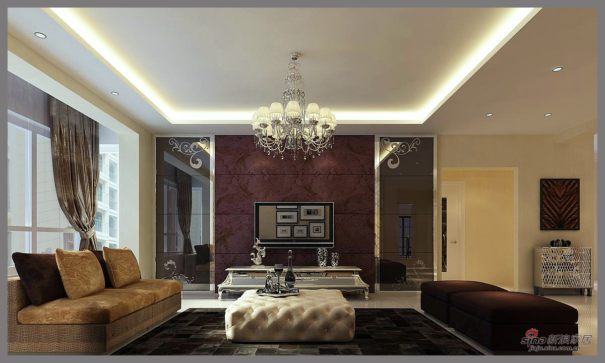 简约 三居 客厅图片来自用户2557010253在中海国际简约现代装32的分享