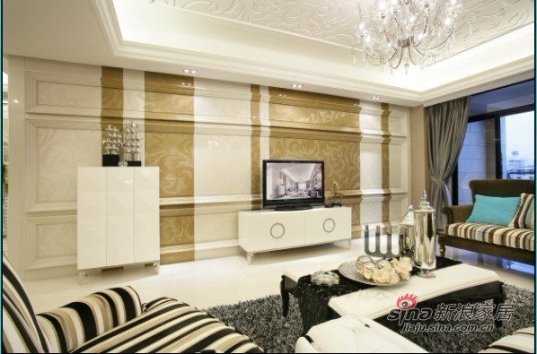 欧式 二居 客厅图片来自佰辰生活装饰在14万完美造就简欧主题3房96的分享
