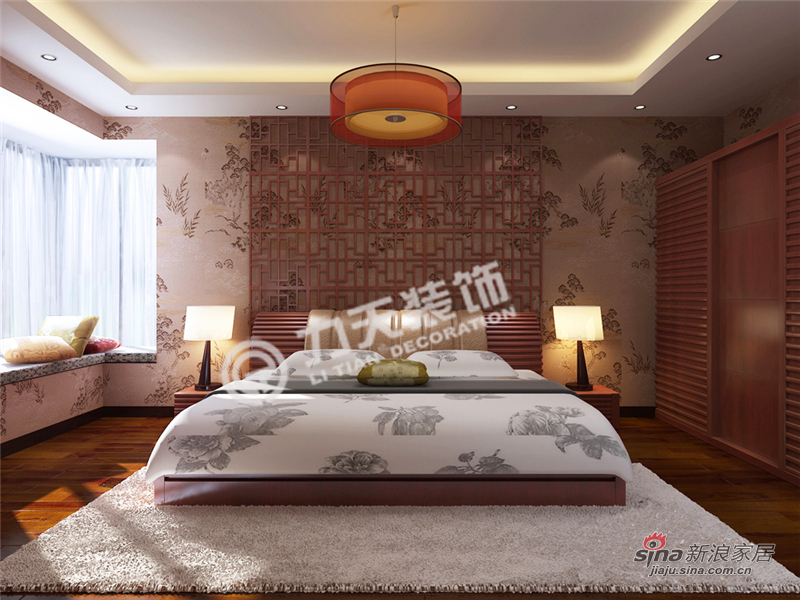 混搭 二居 卧室图片来自阳光力天装饰在天地源欧築1898-2室2厅1卫1厨-混搭风格84的分享