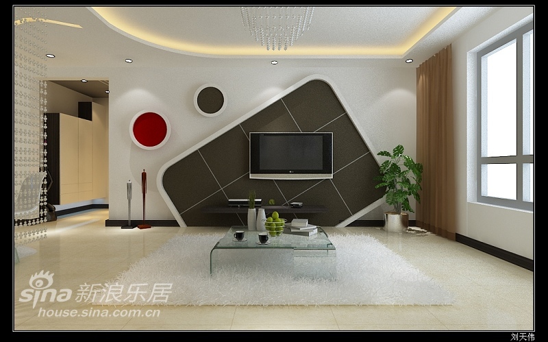简约 二居 客厅图片来自用户2738093703在4.5万元亲情打造回龙观的温馨设计44的分享
