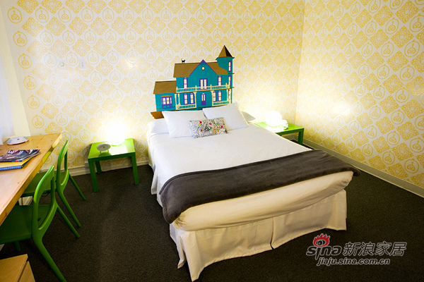 简约 二居 卧室图片来自用户2738845145在超萌的主题汽车旅馆设计23的分享