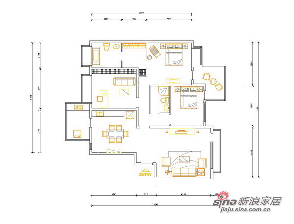 欧式 三居 客厅图片来自用户2772873991在简约浪漫欧式设计23的分享