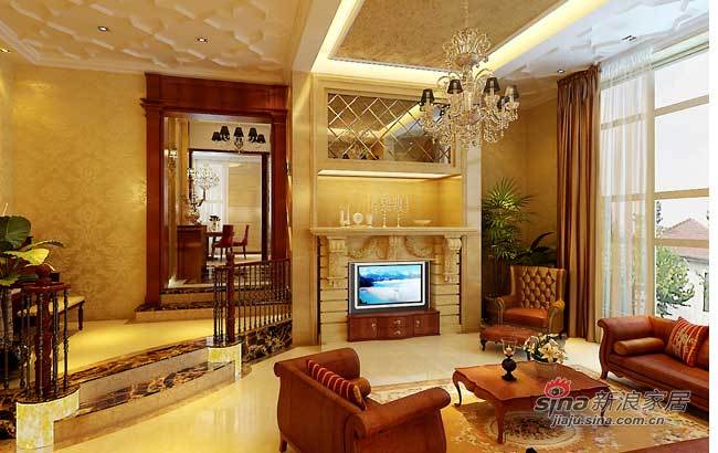 欧式 别墅 客厅图片来自用户2746889121在上海别墅装修公司浦江华侨城别墅设计81的分享