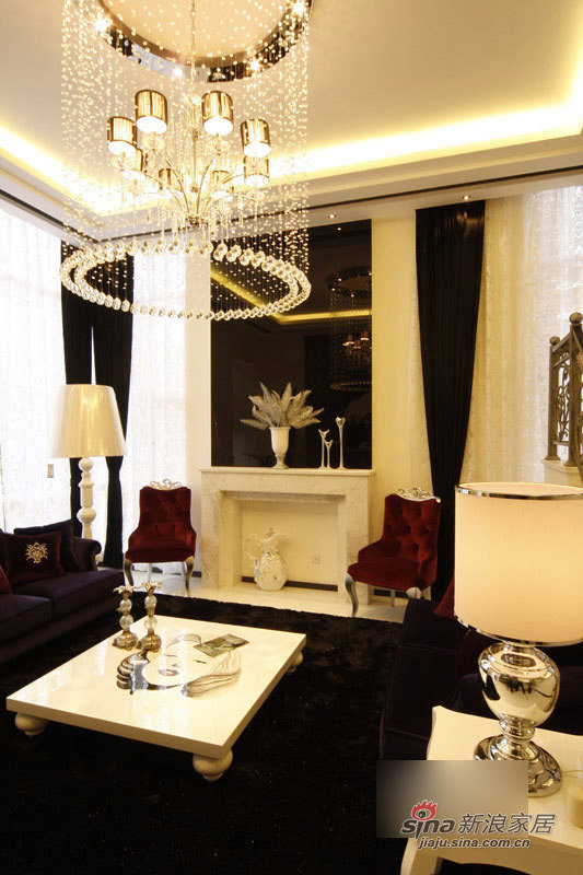 欧式 别墅 客厅图片来自用户2772856065在低调奢华新古典小资家86的分享