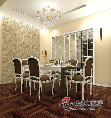 中式 三居 餐厅图片来自用户1907662981在教授7万装120平风雅中式26的分享