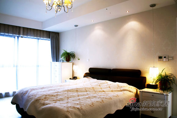 现代 三居 卧室图片来自佰辰生活装饰在8万成就清新淡雅130平5口之家13的分享