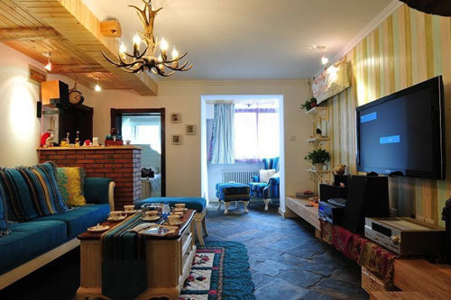 北欧 二居 客厅图片来自用户1903515612在情侣巧装地中海温馨爱巢57的分享