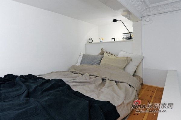 简约 一居 卧室图片来自用户2737782783在50平米也温馨 明亮温暖的瑞典公寓52的分享