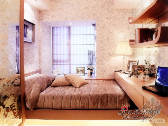 欧式 四居 卧室图片来自用户2746953981在现代中式情节优雅居96的分享