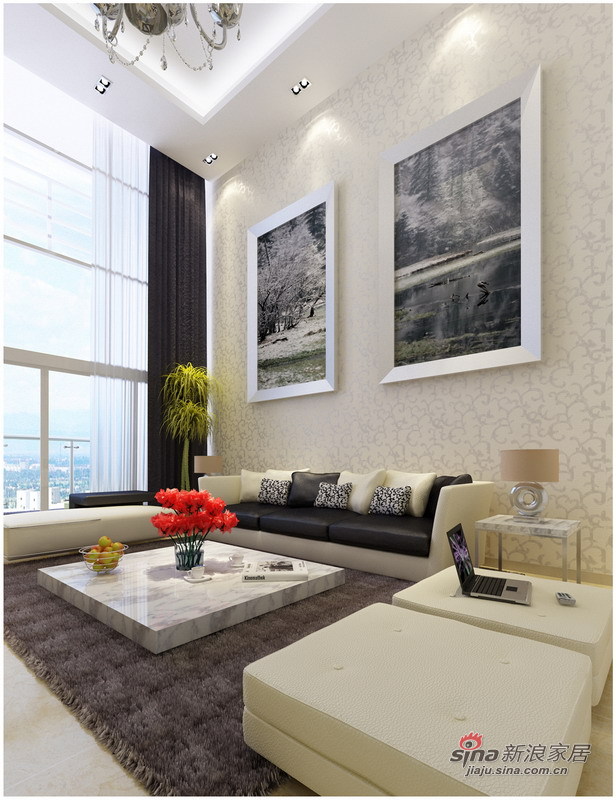 欧式 四居 客厅图片来自用户2772873991在全包330平波尔多庄园大气欧式风格23的分享