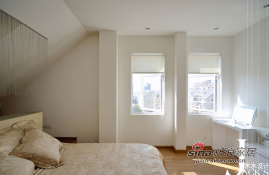 混搭 loft 卧室图片来自佰辰生活装饰在280平艺术气质风LOFT复式95的分享
