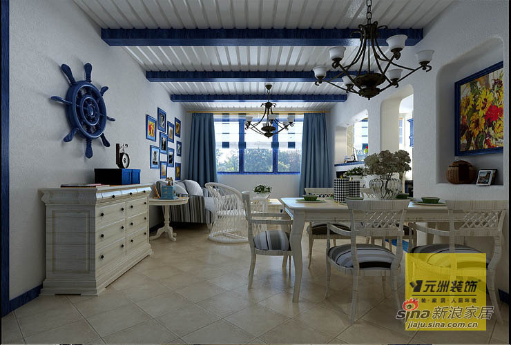 地中海 三居 客厅图片来自用户2757320995在海洋风情40的分享