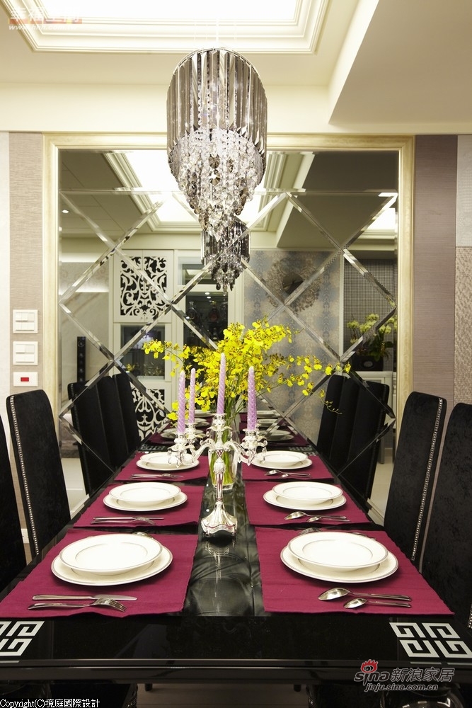 新古典 三居 餐厅图片来自幸福空间在【高清】精致116平银灰冷调古典38的分享